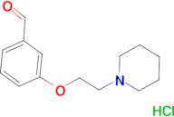 3-[2-(1-piperidinyl)ethoxy]benzaldehyde hydrochloride