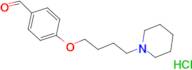 4-[4-(1-piperidinyl)butoxy]benzaldehyde hydrochloride