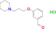 3-[3-(1-piperidinyl)propoxy]benzaldehyde hydrochloride