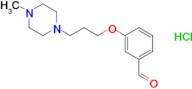 3-[3-(4-methyl-1-piperazinyl)propoxy]benzaldehyde hydrochloride