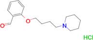 2-[4-(1-piperidinyl)butoxy]benzaldehyde hydrochloride