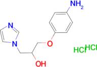 1-(4-aminophenoxy)-3-(1H-imidazol-1-yl)-2-propanol dihydrochloride