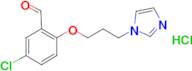 5-chloro-2-[3-(1H-imidazol-1-yl)propoxy]benzaldehyde hydrochloride