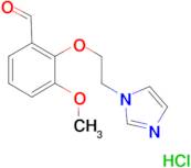 2-[2-(1H-imidazol-1-yl)ethoxy]-3-methoxybenzaldehyde hydrochloride