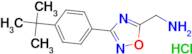{[3-(4-tert-butylphenyl)-1,2,4-oxadiazol-5-yl]methyl}amine hydrochloride