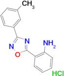 {2-[3-(3-methylphenyl)-1,2,4-oxadiazol-5-yl]phenyl}amine hydrochloride