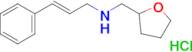 [(2E)-3-phenyl-2-propen-1-yl](tetrahydro-2-furanylmethyl)amine hydrochloride