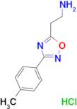 {2-[3-(4-methylphenyl)-1,2,4-oxadiazol-5-yl]ethyl}amine hydrochloride
