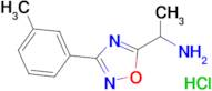 {1-[3-(3-methylphenyl)-1,2,4-oxadiazol-5-yl]ethyl}amine hydrochloride