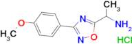 {1-[3-(4-methoxyphenyl)-1,2,4-oxadiazol-5-yl]ethyl}amine hydrochloride