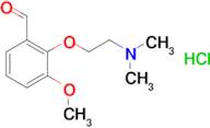 2-[2-(dimethylamino)ethoxy]-3-methoxybenzaldehyde hydrochloride