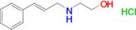 2-{[(2E)-3-phenyl-2-propen-1-yl]amino}ethanol hydrochloride