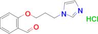 2-[3-(1H-imidazol-1-yl)propoxy]benzaldehyde hydrochloride
