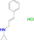 N-[(2E)-3-phenyl-2-propen-1-yl]cyclopropanamine hydrochloride