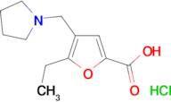 5-ethyl-4-(1-pyrrolidinylmethyl)-2-furoic acid hydrochloride