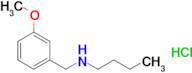 N-(3-methoxybenzyl)-1-butanamine hydrochloride