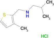 2-methyl-N-[(3-methyl-2-thienyl)methyl]-1-propanamine hydrochloride