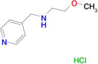 (2-methoxyethyl)(4-pyridinylmethyl)amine hydrochloride