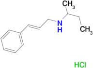 sec-butyl[(2E)-3-phenyl-2-propen-1-yl]amine hydrochloride