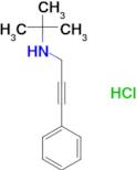 N-(tert-butyl)-3-phenyl-2-propyn-1-amine hydrochloride