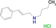 (2E)-N-butyl-3-phenyl-2-propen-1-amine hydrochloride