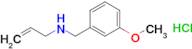 N-(3-methoxybenzyl)-2-propen-1-amine hydrochloride