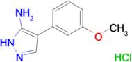 4-(3-methoxyphenyl)-1H-pyrazol-5-amine hydrochloride