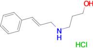 3-{[(2E)-3-phenyl-2-propen-1-yl]amino}-1-propanol hydrochloride