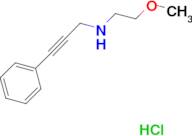N-(2-methoxyethyl)-3-phenyl-2-propyn-1-amine hydrochloride