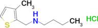 N-[(3-methyl-2-thienyl)methyl]-1-butanamine hydrochloride