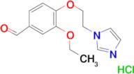 3-ethoxy-4-[2-(1H-imidazol-1-yl)ethoxy]benzaldehyde hydrochloride
