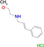 (2E)-N-(2-methoxyethyl)-3-phenyl-2-propen-1-amine hydrochloride