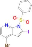 1-Benzenesulfonyl-4-bromo-2-iodo-7-azaindole