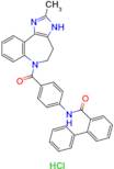 N-(4-{4-methyl-3,5,9-triazatricyclo[8.4.0.0²,⁶]tetradeca-1(10),2(6),3,11,13-pentaene-9-carbonyl}phenyl)-[1,1'-biphenyl]-2-carboxamide hydrochloride