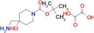 tert-Butyl 4-(aminomethyl)-4-hydroxypiperidine-1-carboxylate oxalate