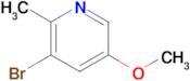 3-Bromo-5-methoxy-2-methylpyridine