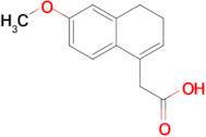 2-(6-Methoxy-3,4-dihydronaphthalen-1-yl)acetic acid