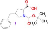 (2S,4R)-1-(tert-Butoxycarbonyl)-4-(2-iodobenzyl)pyrrolidine-2-carboxylic acid