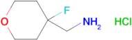 (4-Fluorotetrahydro-2H-pyran-4-yl)methanamine hydrochloride