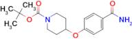 tert-Butyl 4-(4-carbamoylphenoxy)piperidine-1-carboxylate