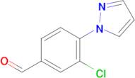 3-Chloro-4-(1H-pyrazol-1-yl)benzaldehyde