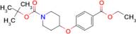 tert-Butyl 4-(4-(ethoxycarbonyl)phenoxy)piperidine-1-carboxylate