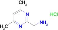 (4,6-Dimethylpyrimidin-2-yl)methanamine hydrochloride