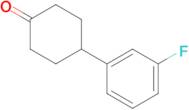 4-(3-Fluorophenyl)cyclohexanone