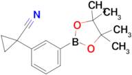 1-(3-(4,4,5,5-Tetramethyl-1,3,2-dioxaborolan-2-yl)phenyl)cyclopropanecarbonitrile