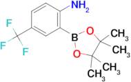 2-(4,4,5,5-Tetramethyl-1,3,2-dioxaborolan-2-yl)-4-(trifluoromethyl)aniline