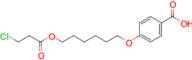 4-((6-((3-Chloropropanoyl)oxy)hexyl)oxy)benzoic acid