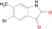 5-Bromo-6-methylindoline-2,3-dione