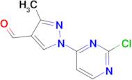 1-(2-Chloropyrimidin-4-yl)-3-methyl-1H-pyrazole-4-carbaldehyde