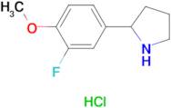 2-(3-Fluoro-4-methoxyphenyl)pyrrolidine hydrochloride